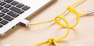 Zipper – καλώδιο δεδομένων και φόρτισης! zipper