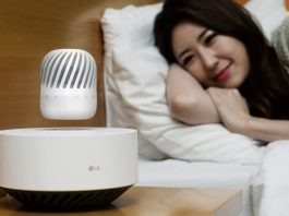 LG levitatingspeaker