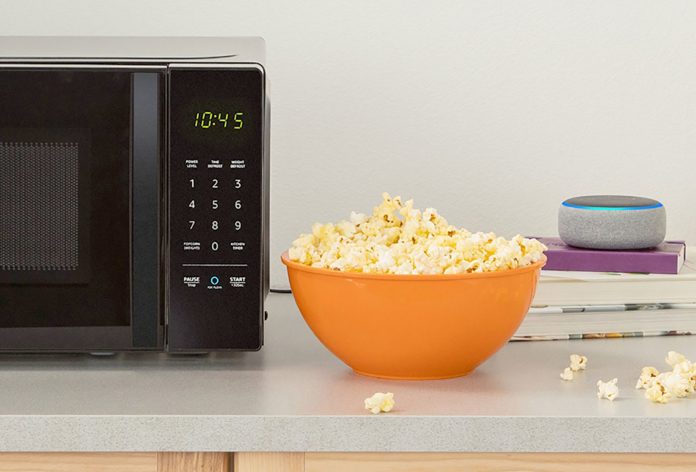 AmazonBasics Alexa Voice Controlled Microwave